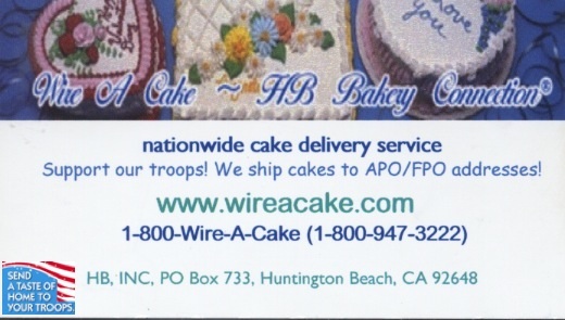 Wire A Cake ~ HB Bakery Connection